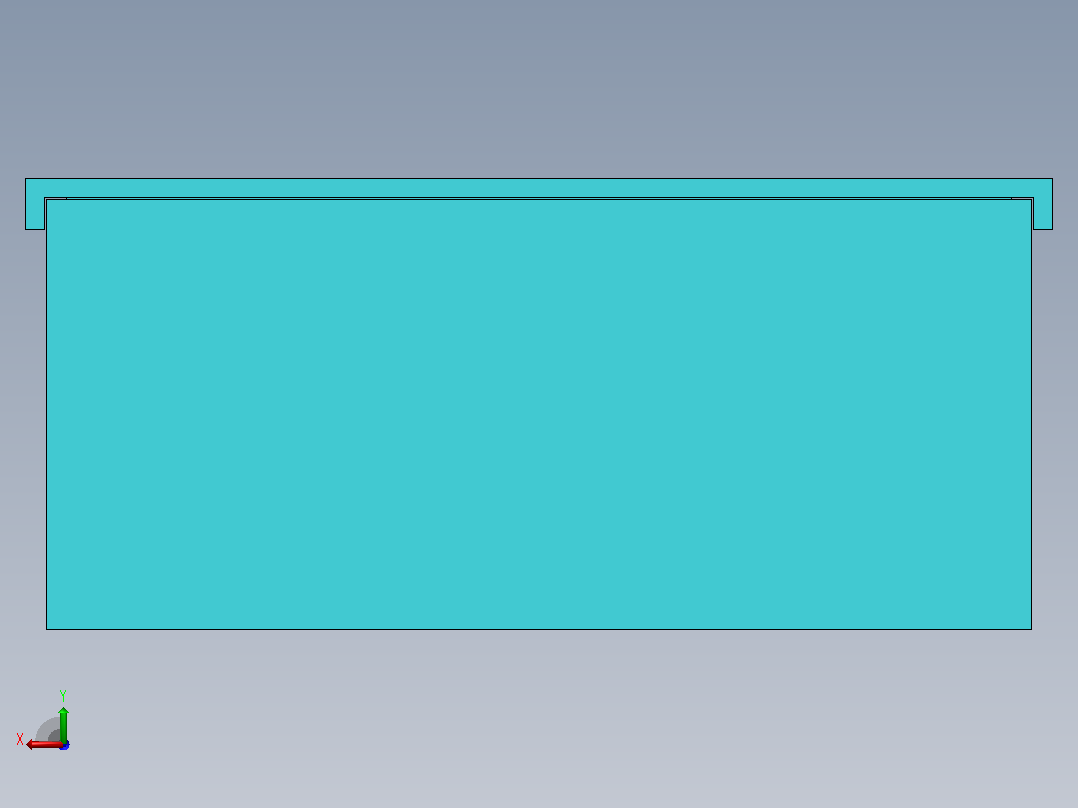 电子外壳后视图