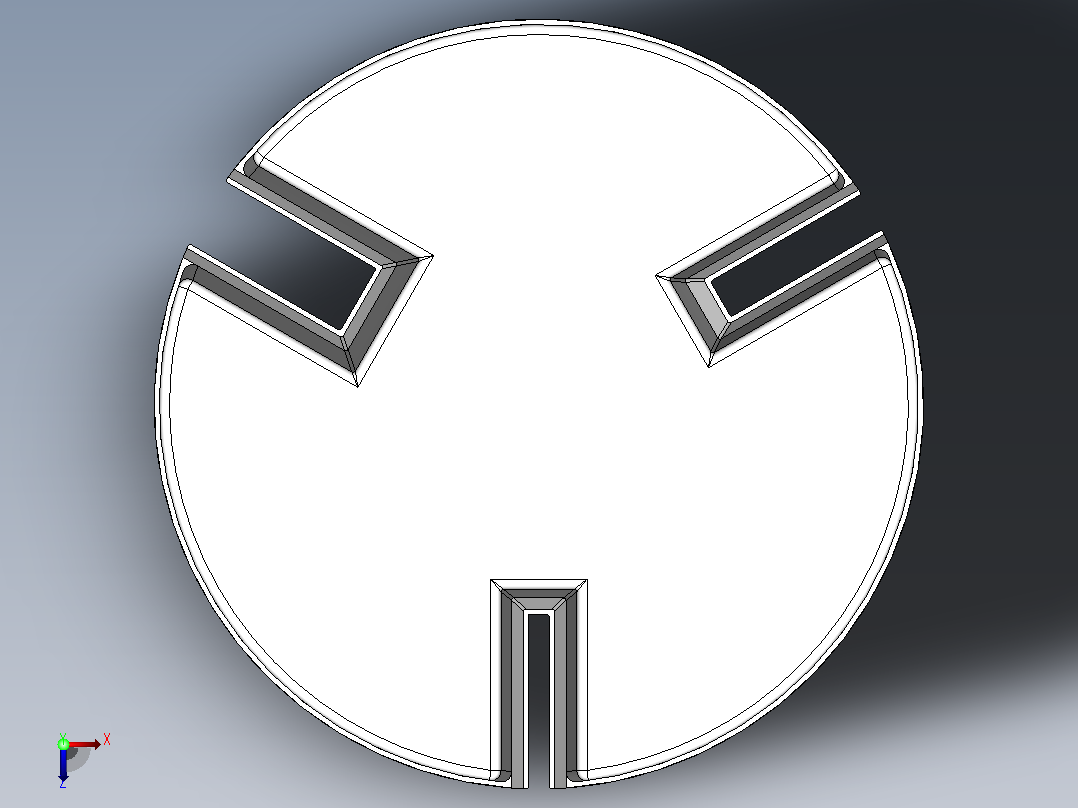 OX-13C圆集油器[OX-13C圆集油器]俯视图