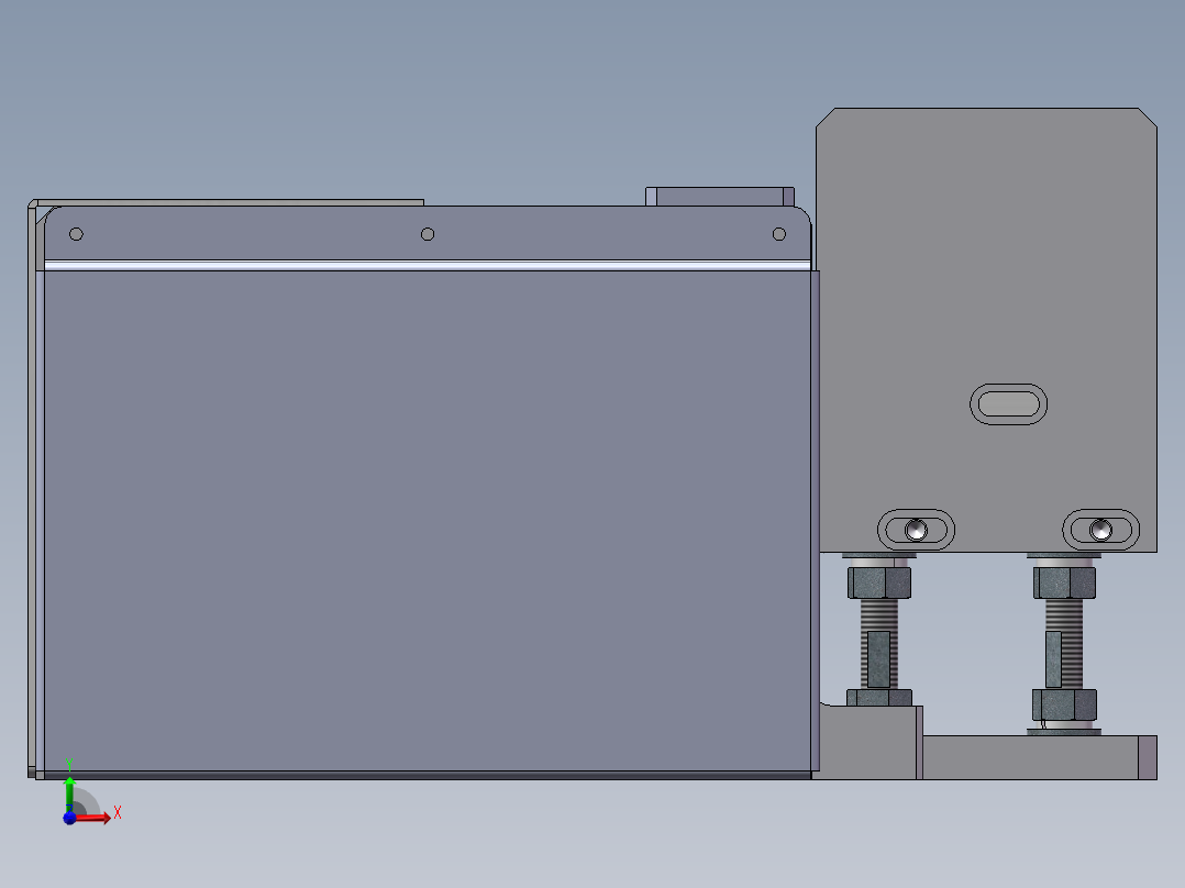 穿插穿串机构sw19可编辑前视图