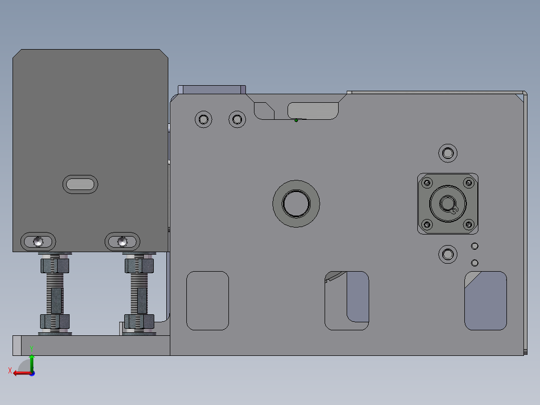 穿插穿串机构sw19可编辑后视图