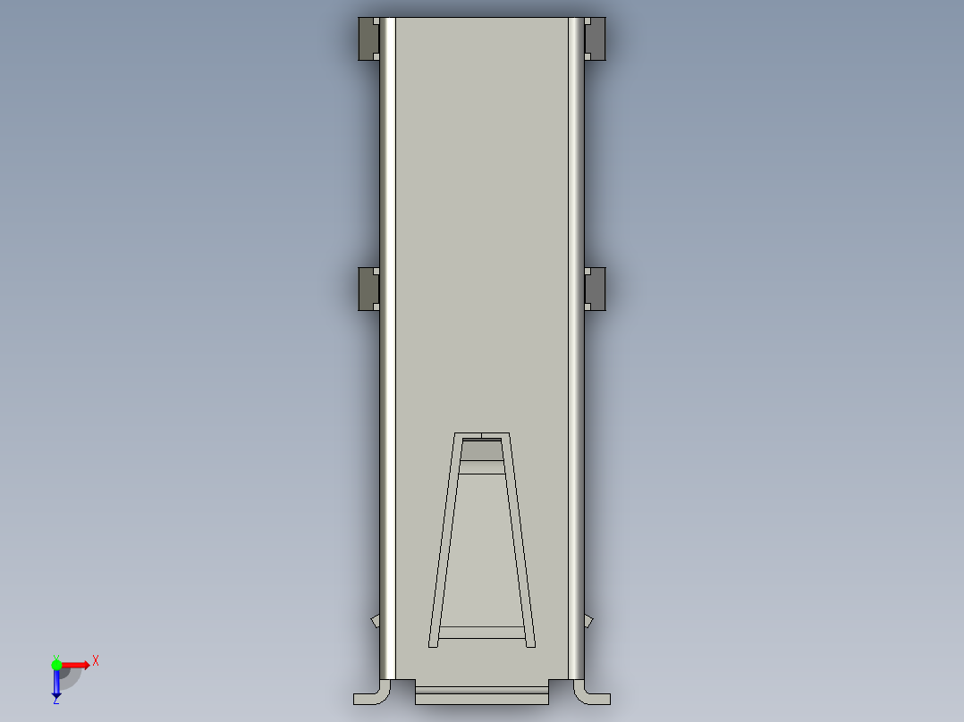卧式USB接口俯视图