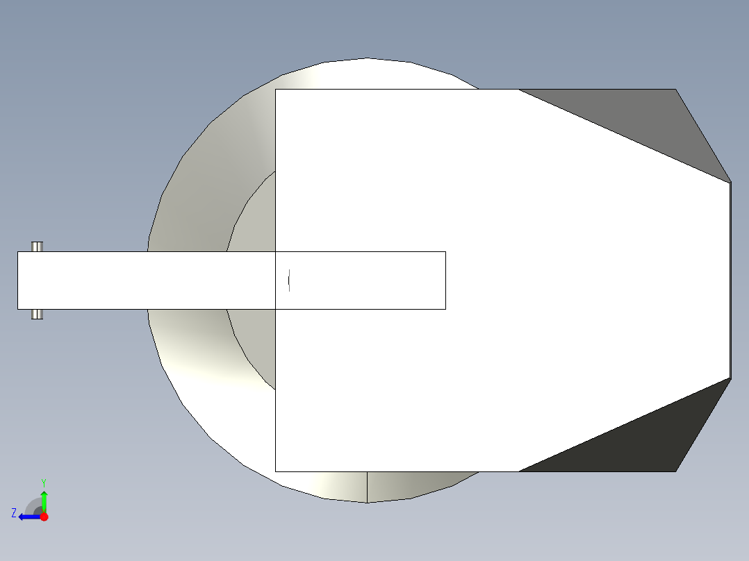甘蔗收割机毕业设计右视图