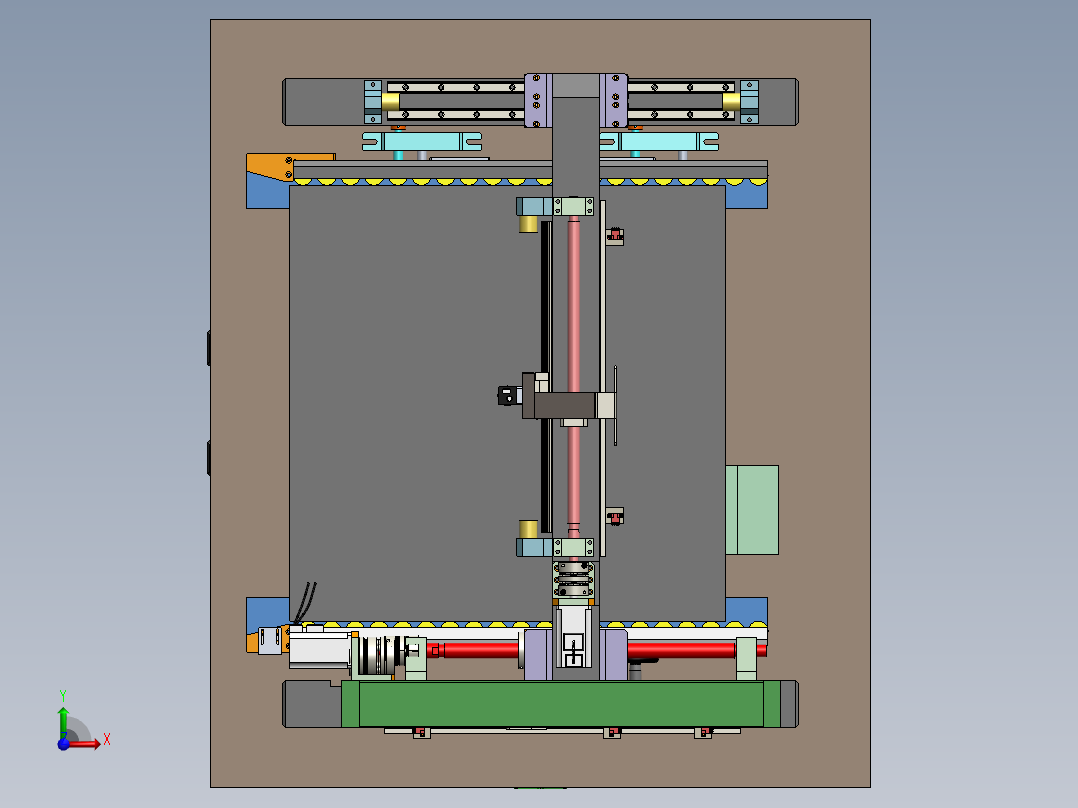 T697 三轴视觉检测机前视图