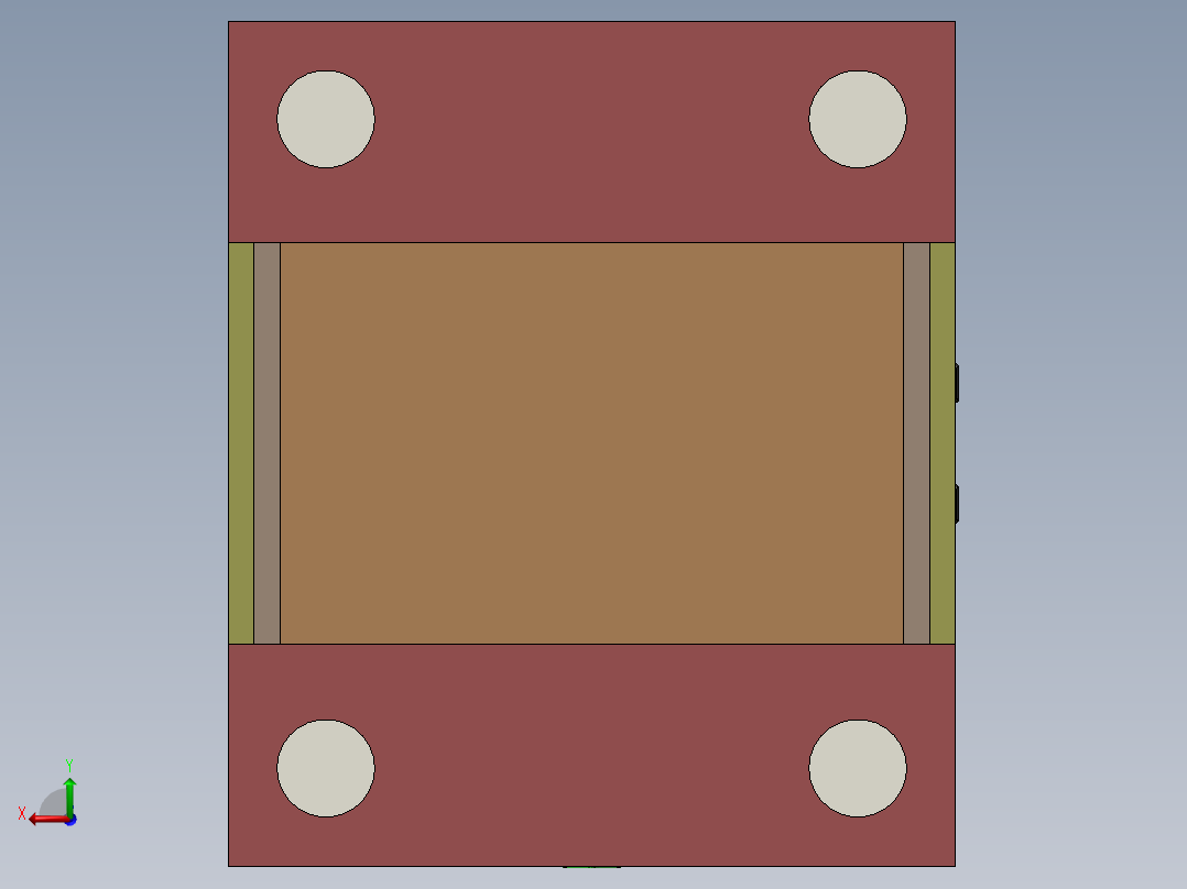 T697 三轴视觉检测机后视图