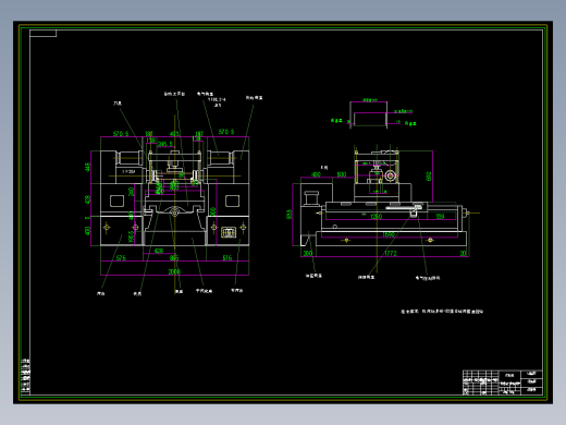 组合专机-492Q型气缸盖双端面铣削组合铣床总体设计1