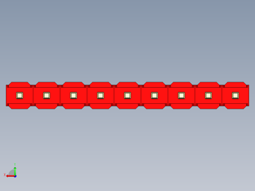 彩色公头100mil（2.54mm）系列-DS1021_red_1x09p_100mil_Type5_rev1.0后视缩略图