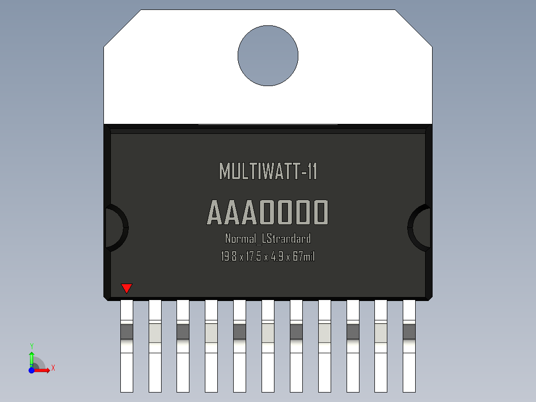 multiwatt-ST 封装-MULTIWATT-11_Normal_LStrandard_rev1.0.rar前视图