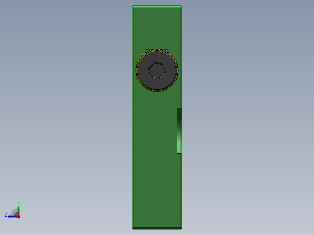 慢丝夹具右视图