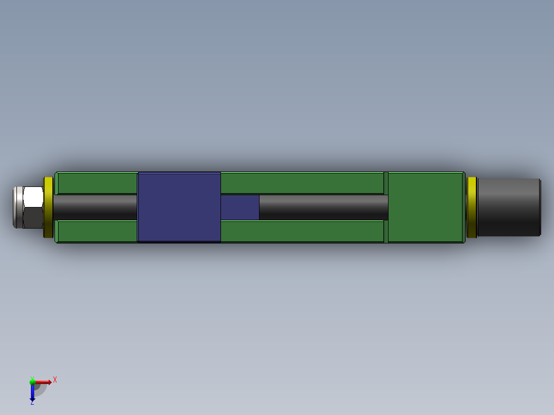 慢丝夹具俯视图