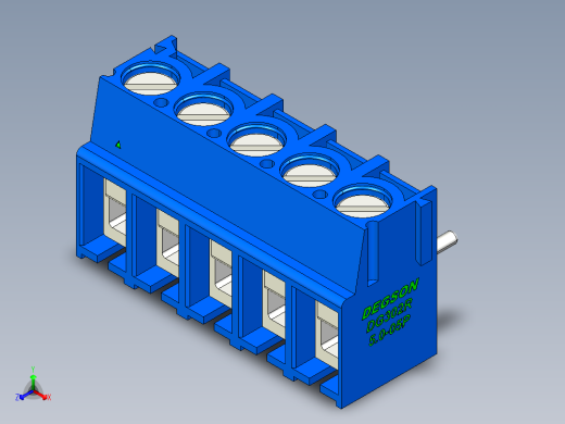 DEGSON DG302 系列 5.0 接线端子-DG302R-5.0-05P-12-00AH