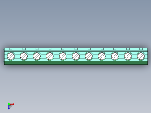 DEGSON DG636 系列 6.357.629.52mm 接线端子-DG636-9.52-11P-14-00AH俯视缩略图