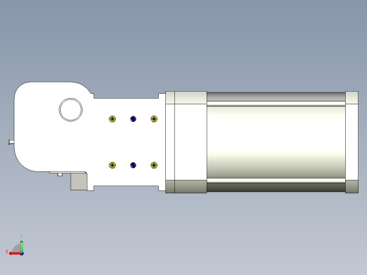 德克斯TUNKERS气缸数模KS_200_2_A00_T08_135GRAD后视缩略图