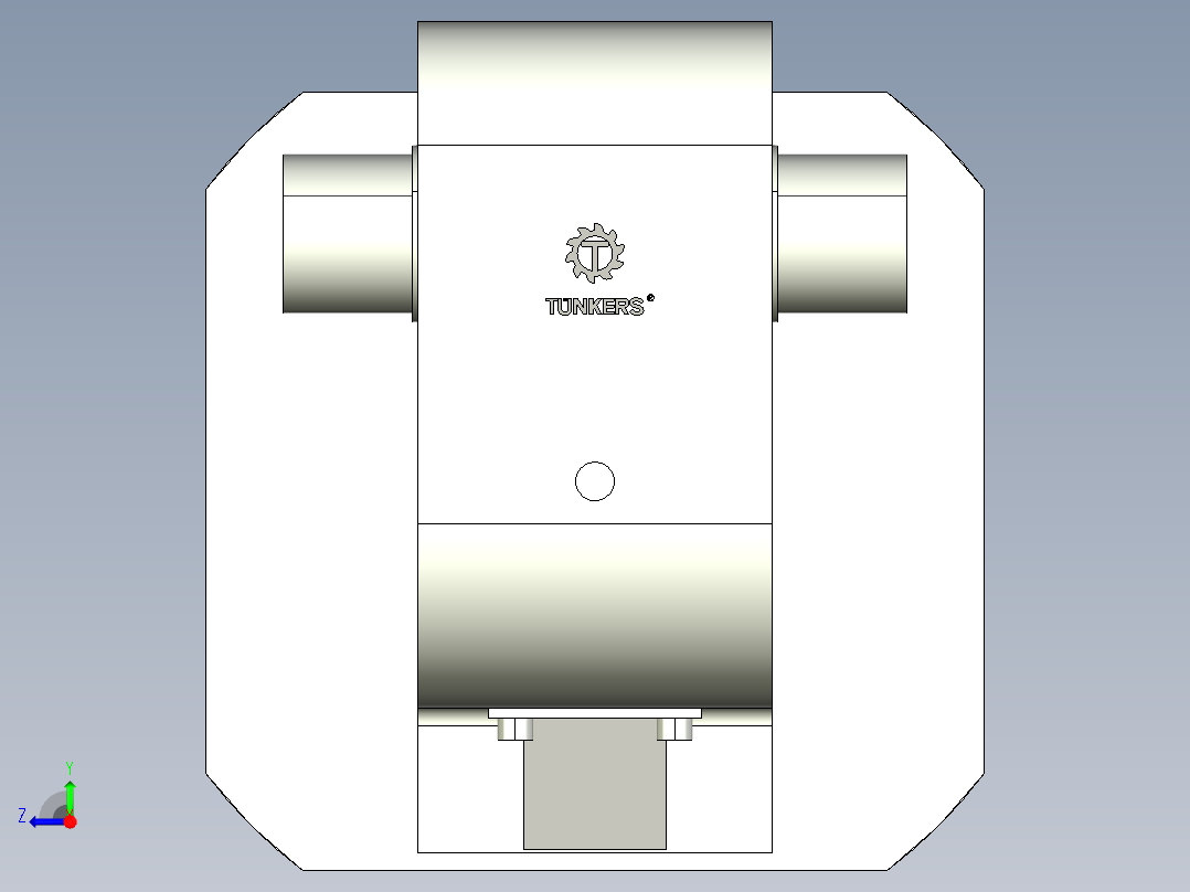德克斯TUNKERS气缸数模KS_200_2_A00_T08_135GRAD右视图