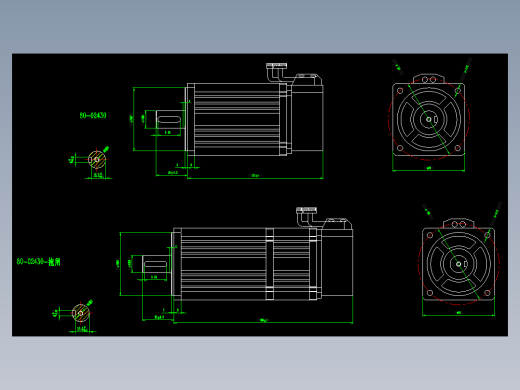 电机MS-80STE-T02430B（Z）-20P7