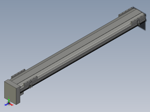 直线模组LHA21-S1850-D设计图纸