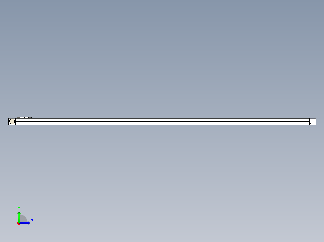 同步带滑台-欧规BC6-L120-S2700-R-P40-D3左视图