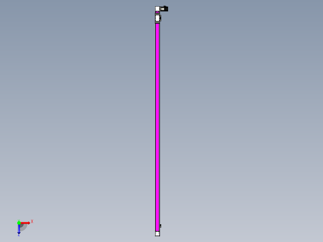 同步带滑台-欧规BC6-L120-S2700-R-P40-D3俯视图