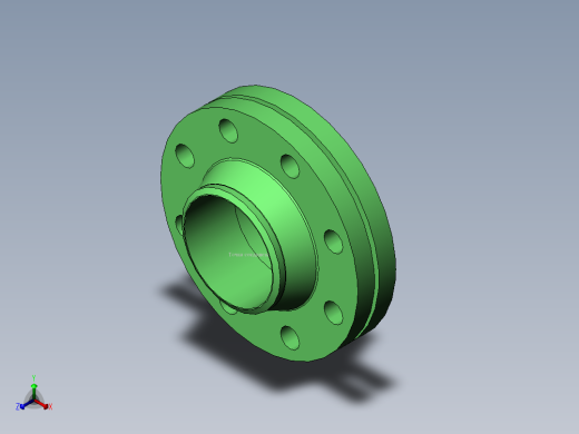 法兰 (14)正等轴测缩略图