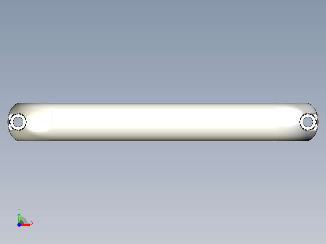 取手(鋁合金)1053-3D多系列多零件图纸模型前视图