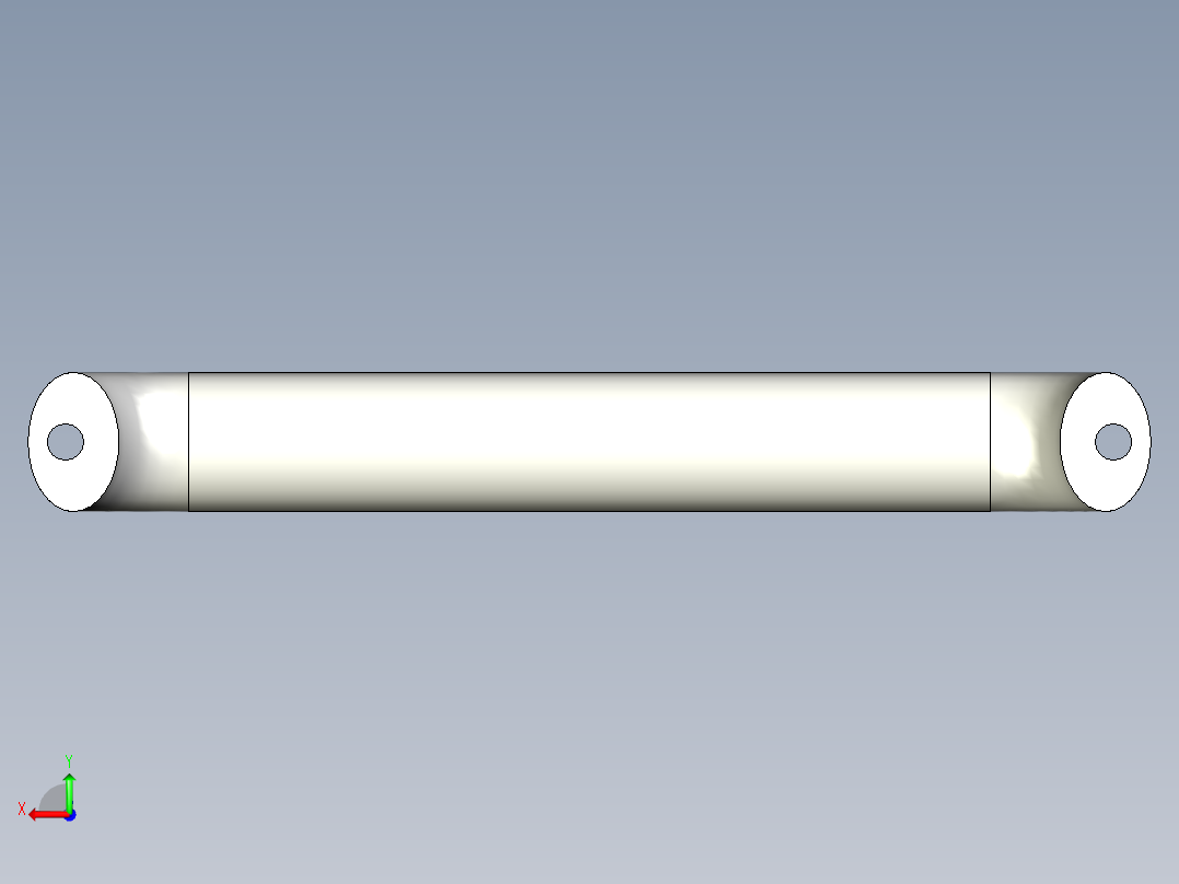 取手(鋁合金)1053-3D多系列多零件图纸模型后视图
