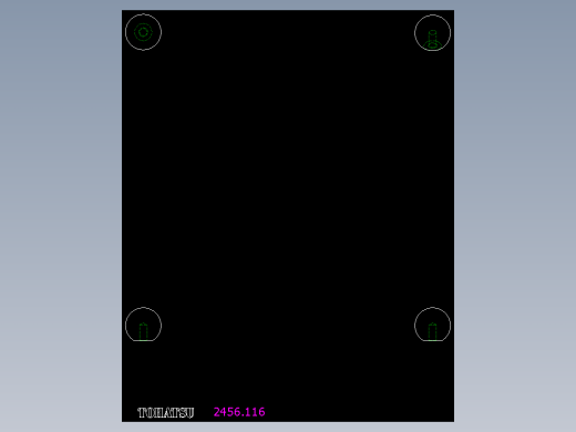 把手頭(有入子)2456-2D多系列多零件图纸模型