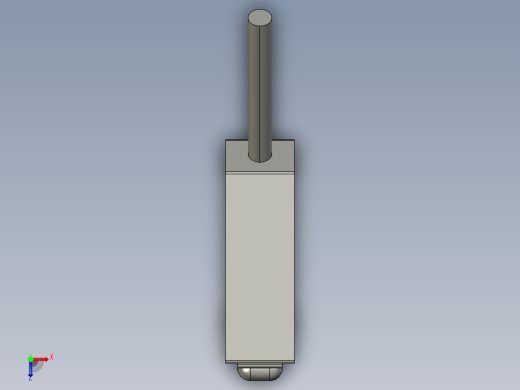 基恩士PZ-M61_kc图纸模型俯视缩略图