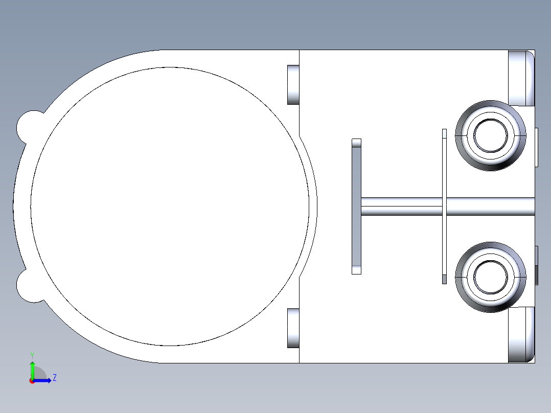 T2-05 MICRO DIAPHRAGM PUMPS (AIRGAS) UP TO 800 MLPM (2)系列图纸左视图