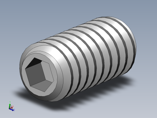 DIN 913-ISO 4026 固定螺钉-M1.4 L=3.SLDPRT