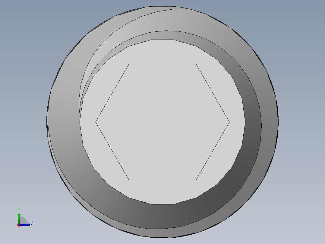 DIN 913-ISO 4026 固定螺钉-M1.4 L=3.SLDPRT左视图