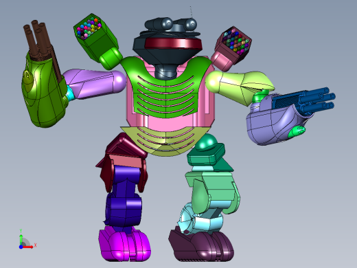 青蛙战士钢铁侠玩具前视缩略图