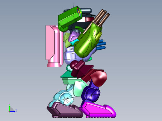 青蛙战士钢铁侠玩具左视缩略图