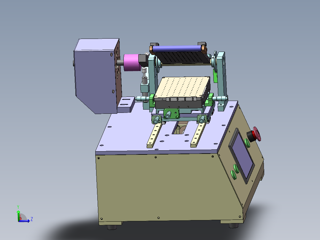 7寸液晶屏覆膜机