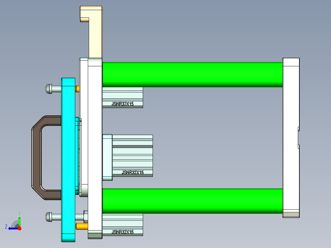 ABV40-C-CNC1笔记本CNC工装夹具三维模型-1217右视图