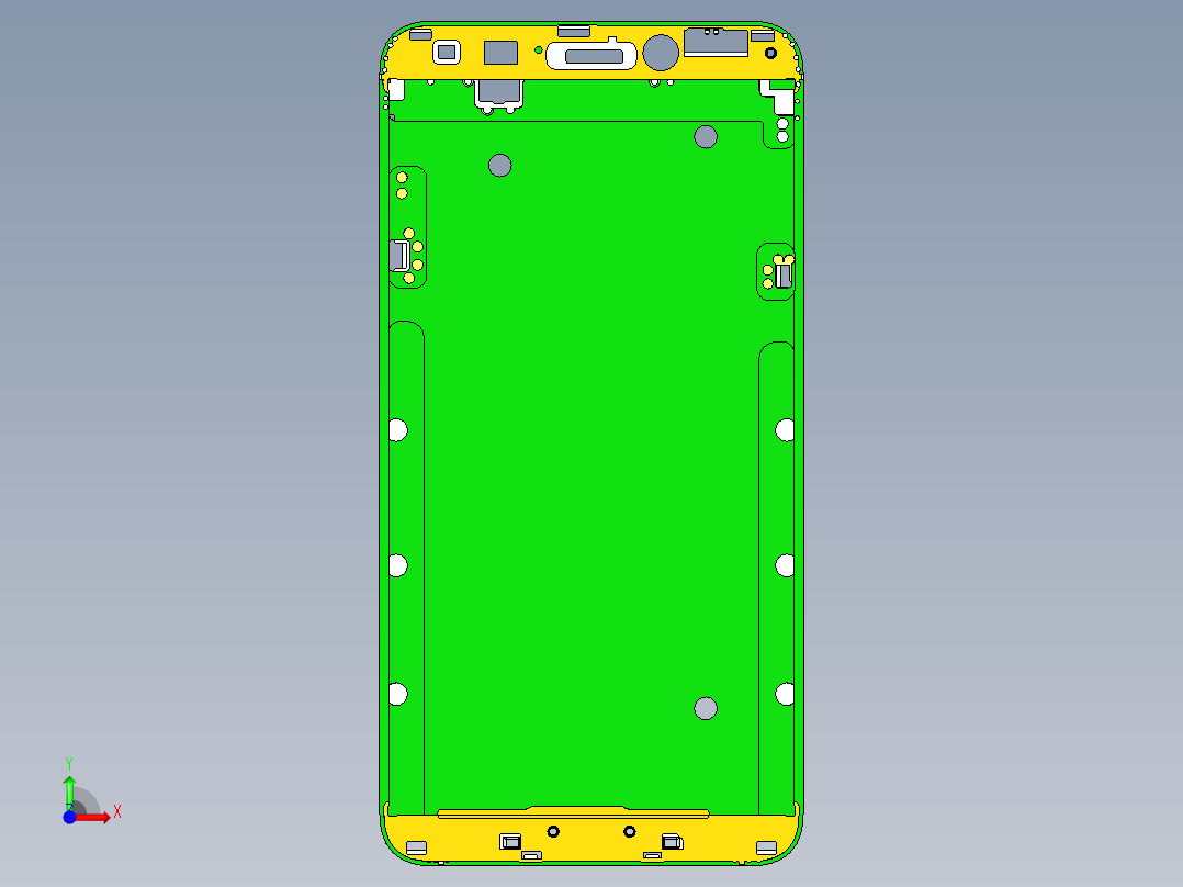 S1-CNC6笔记本CNC工装夹具三维模型-20150117前视图