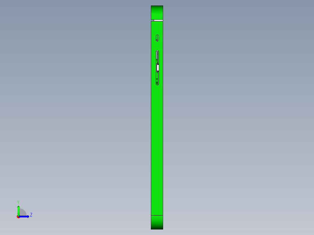 S1-CNC6笔记本CNC工装夹具三维模型-20150117左视图