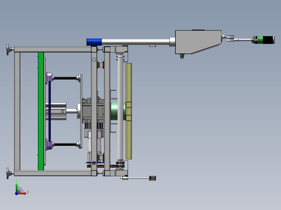 十字旋转称重机sw18可编辑前视图