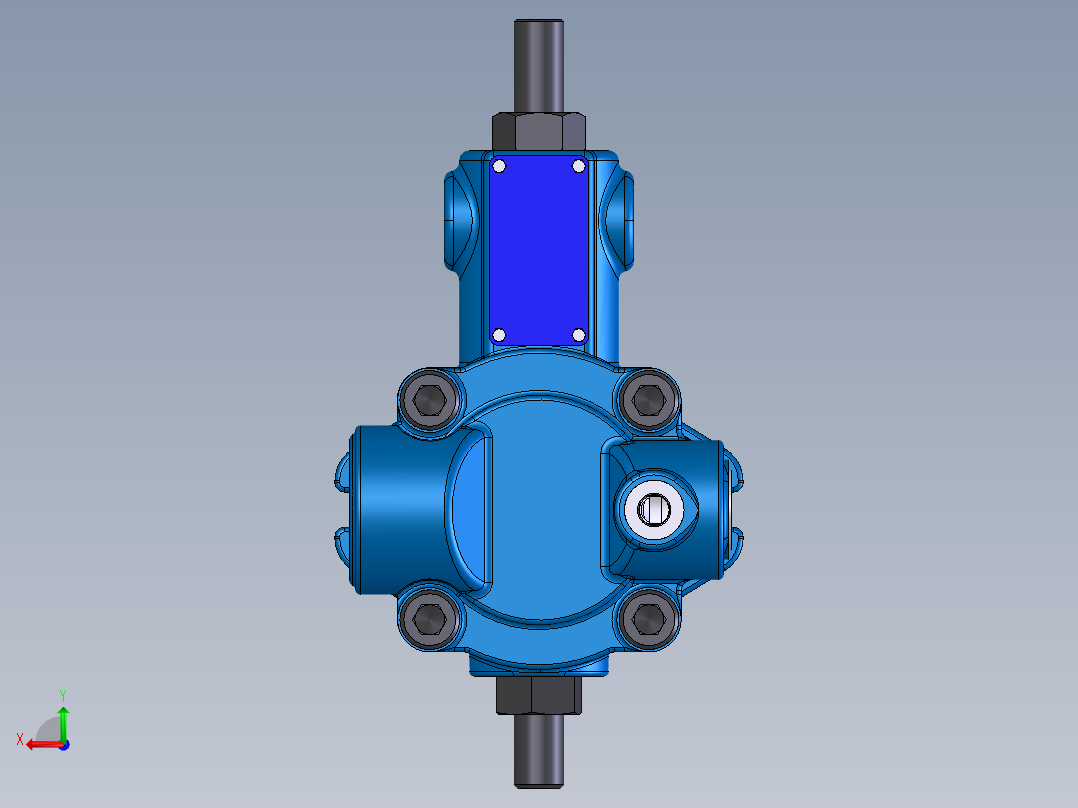 Continental Hydraulics-PVR6-xBxx-RF-O-6液压元件后视图