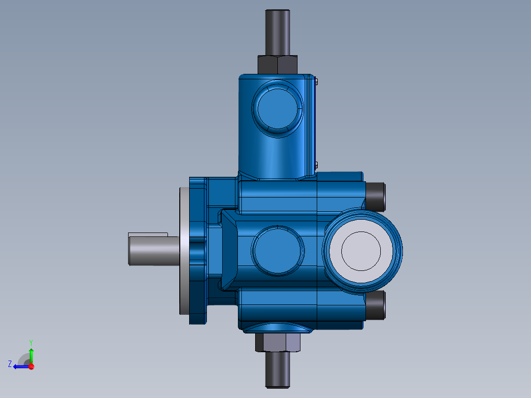 Continental Hydraulics-PVR6-xBxx-RF-O-6液压元件右视图