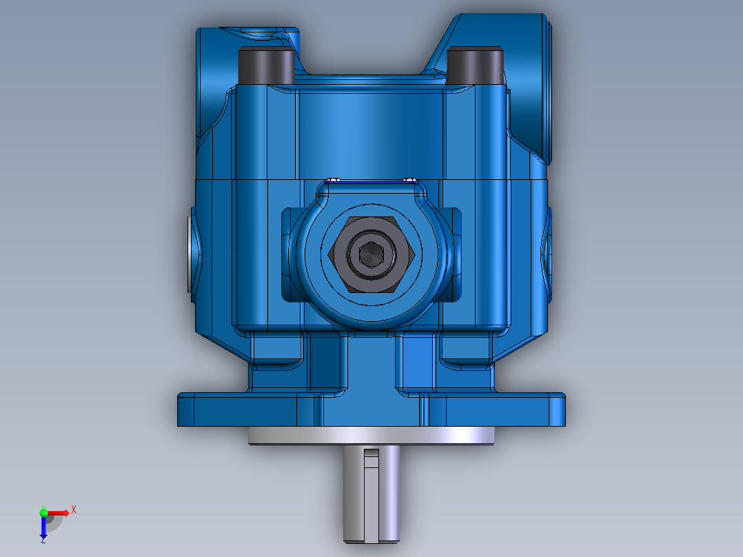 Continental Hydraulics-PVR6-xBxx-RF-O-6液压元件俯视图