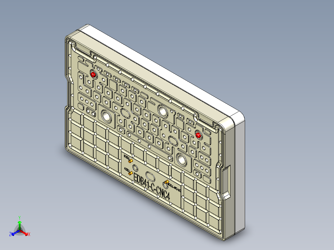 EDB41-C笔记本CNC工装夹具三维模型-CNC4-190218主视图