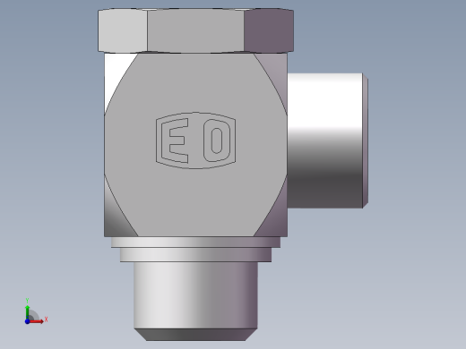 铰接式90度接头、1DI-24-22前视缩略图