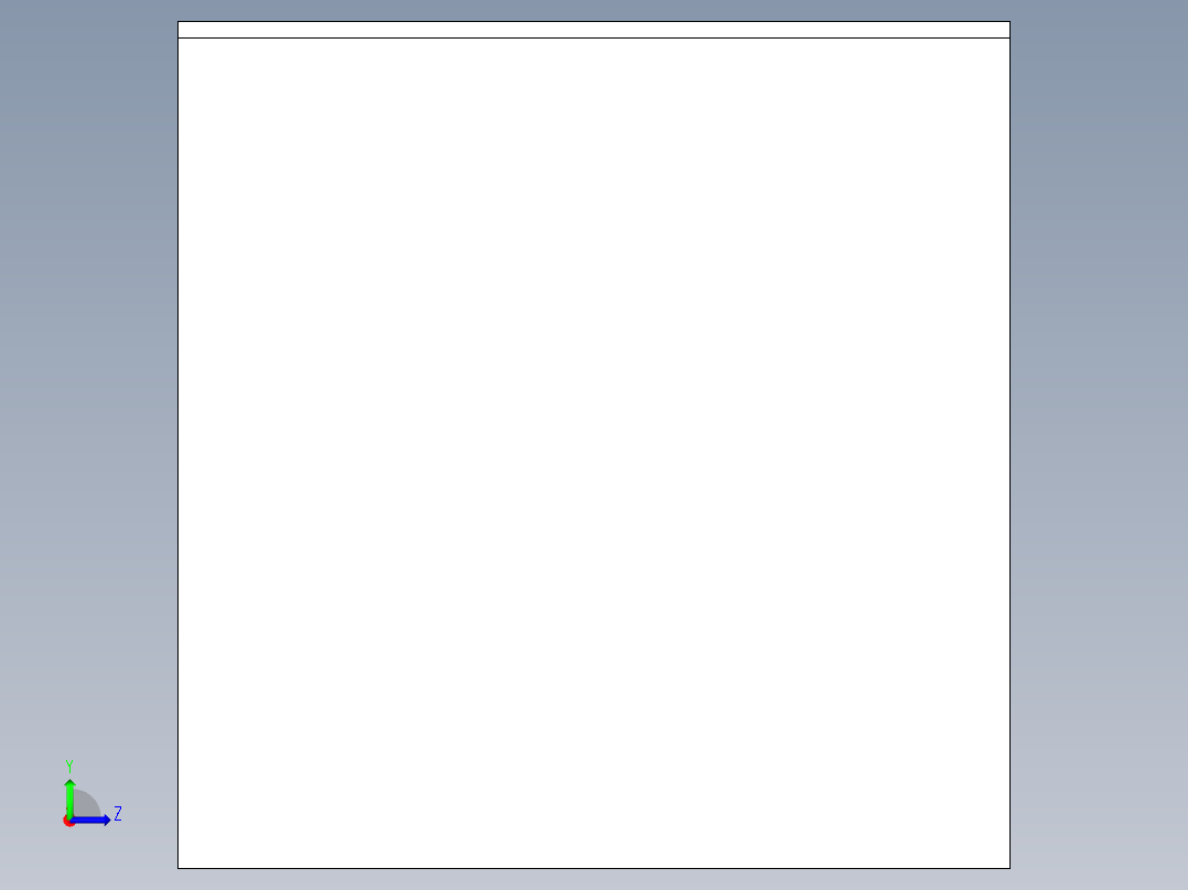 吊顶风扇左视图