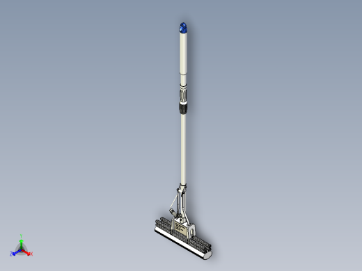 家用33cm伸缩杆双排轮手动挤水胶海棉拖把（墩布）