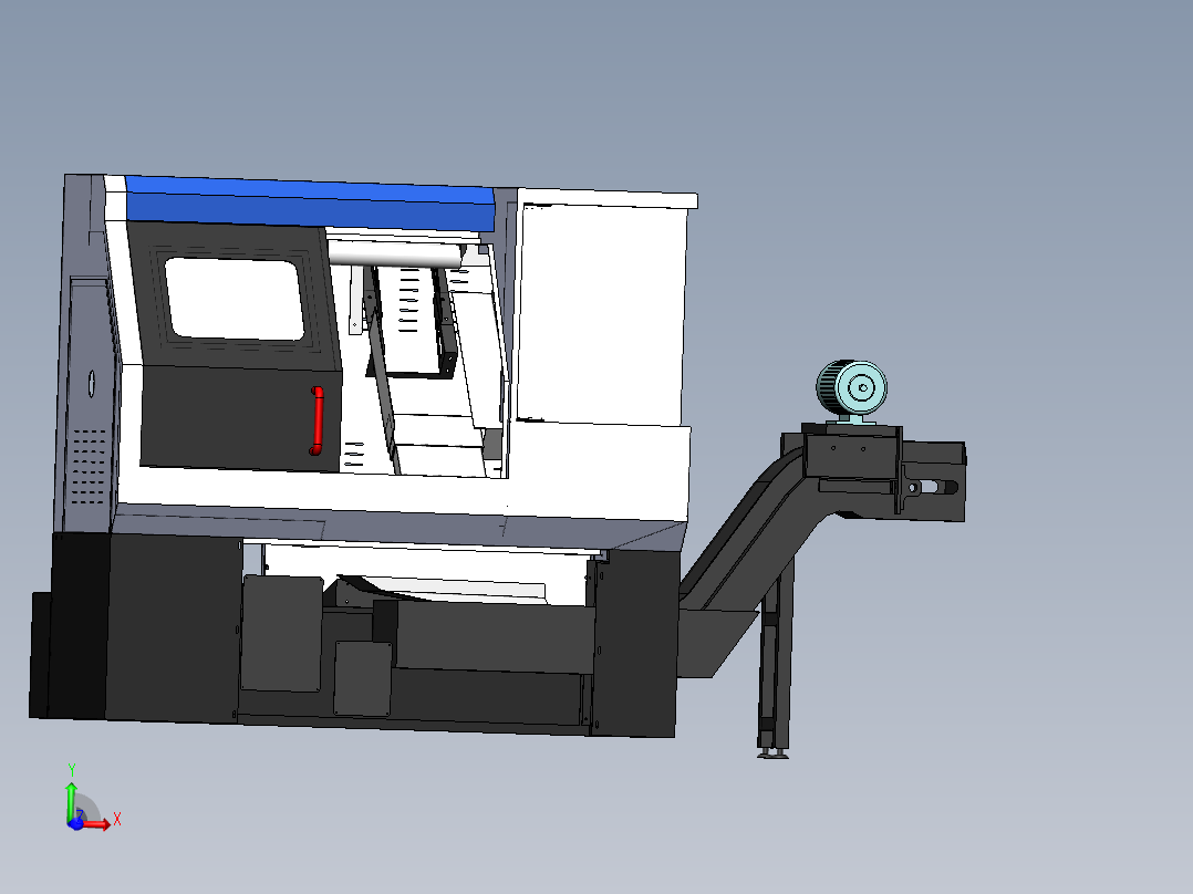 数控机床、数控机床及钣金模型总装3D模型 Solidworks设计