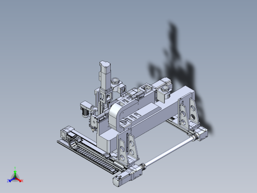 三坐标移动的钻孔攻牙机构