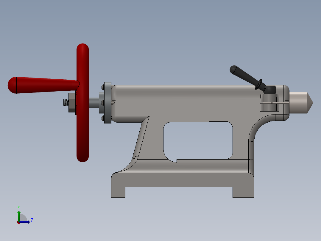 A2004879-车床尾座左视图