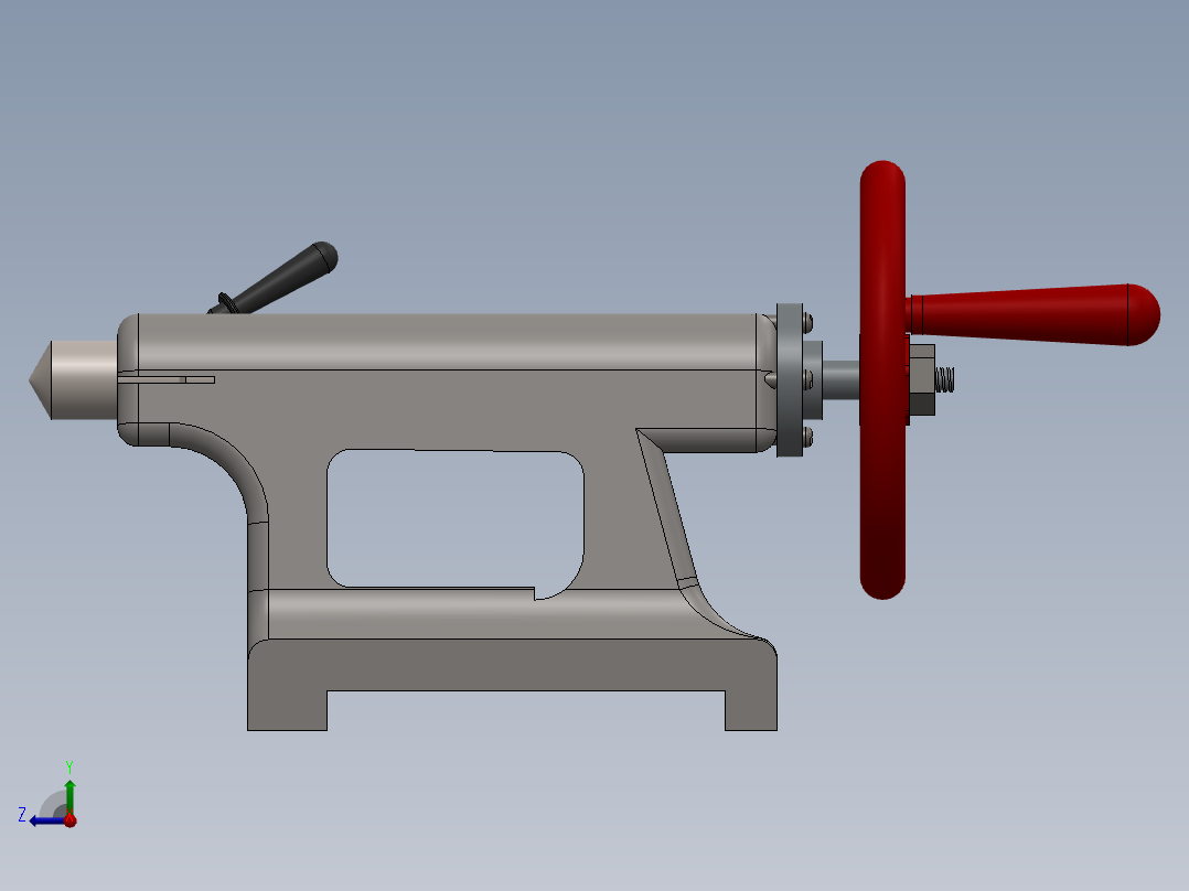 A2004879-车床尾座右视图