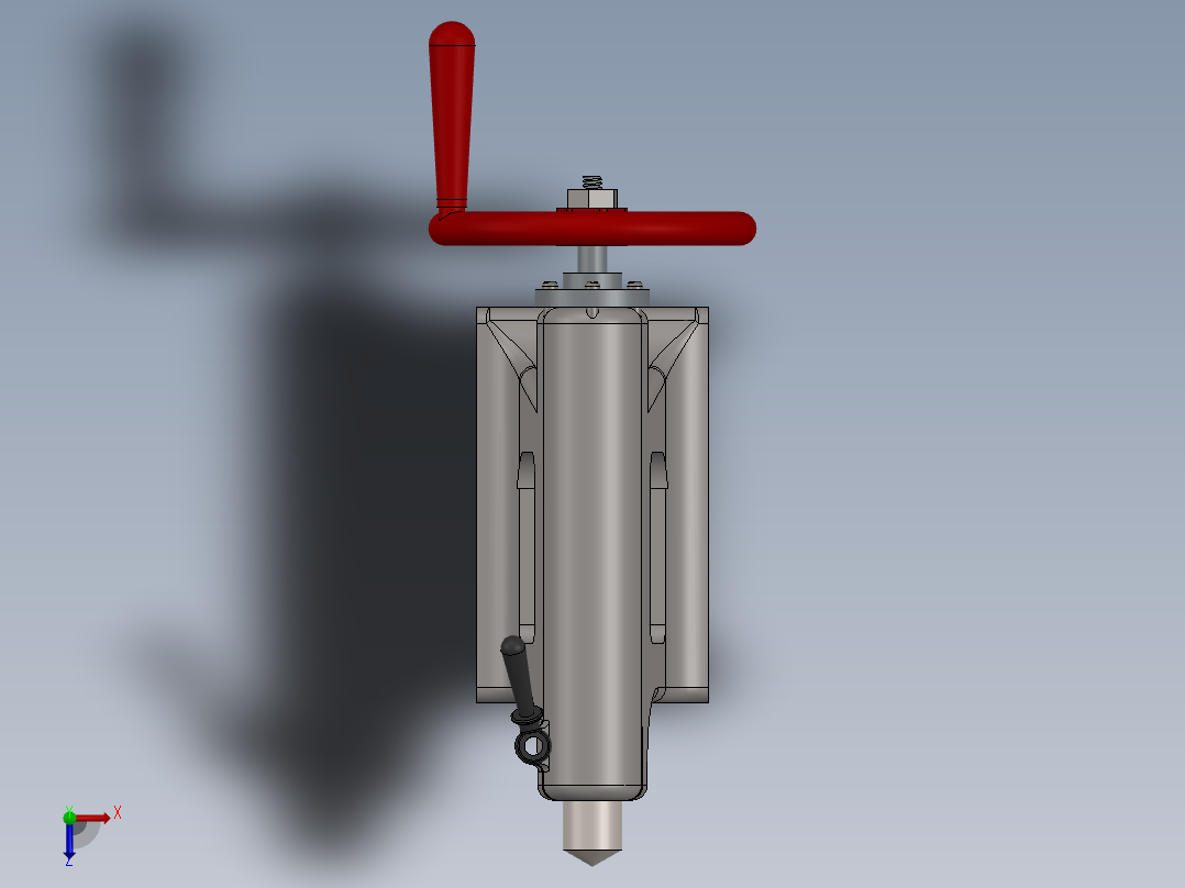 A2004879-车床尾座俯视图