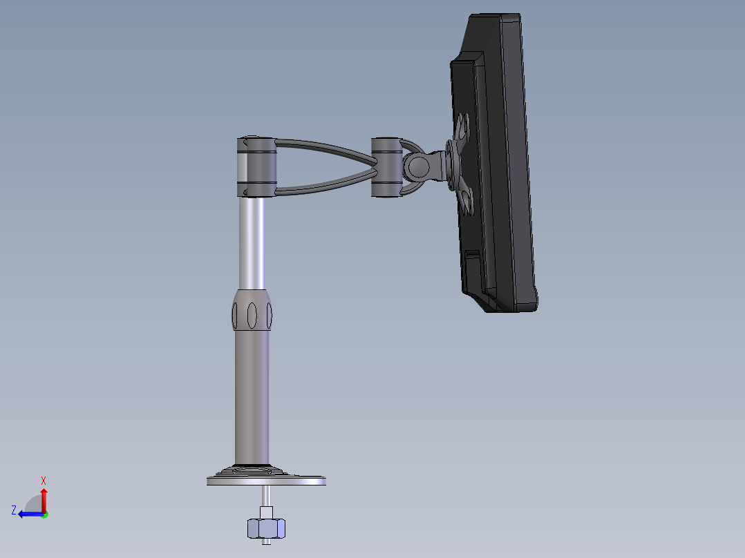 显示器、显示屏(25)左视图