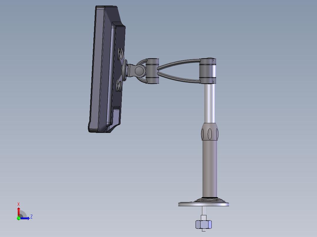 显示器、显示屏(25)右视图